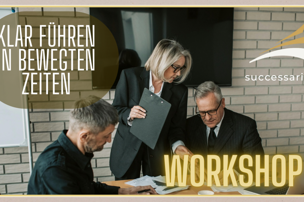 LIVE‑Workshop für Führungskräfte: Klar führen in bewegten Zeiten